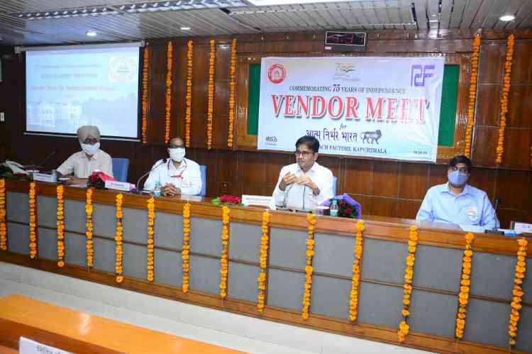Rail Coach Factory, Kapurthala organizes Vendor Meet on Make in India Initiative