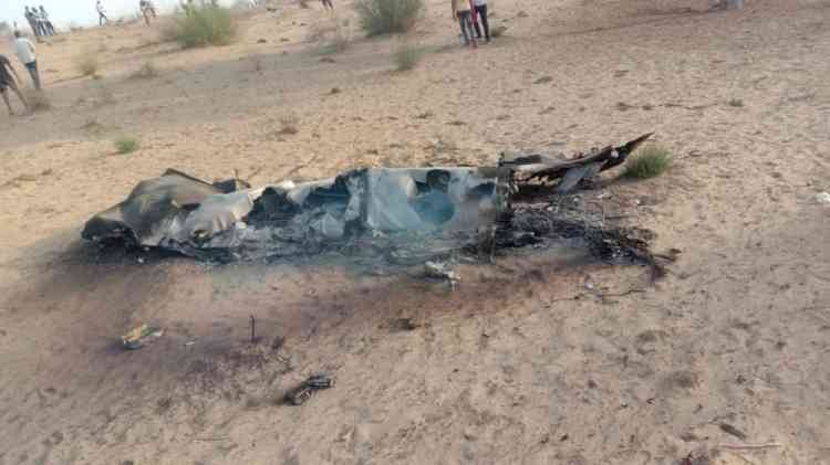 IAF MiG-21 crashes in Barmer, pilot ejects safely
