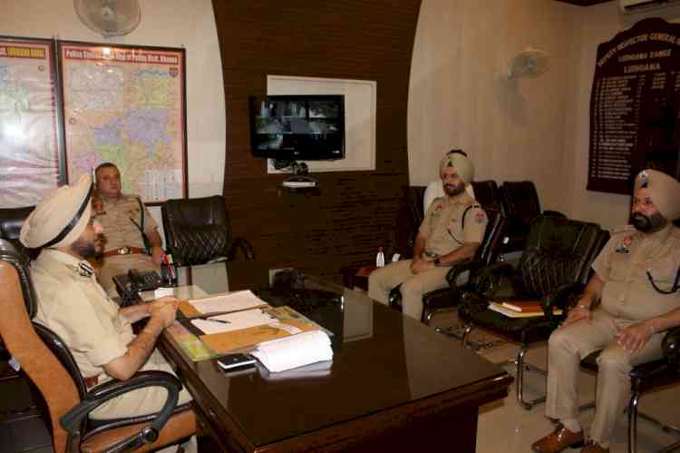 DIG Ludhiana holds meeting with Range SSPs and other officials