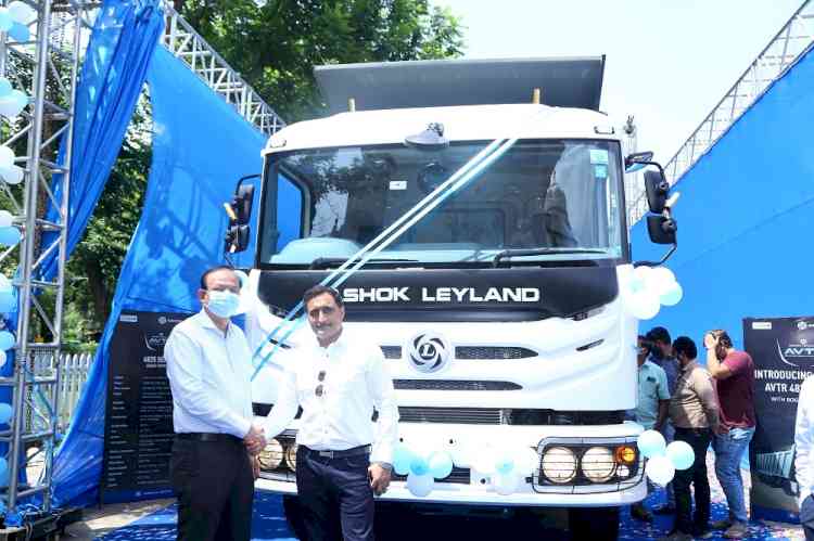 Ashok Leyland launches AVTR 4825 Tipper with heavy duty Bogie suspension