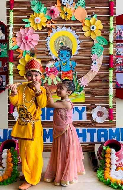 Ivy World School celebrate Krishna Janmashtami 
