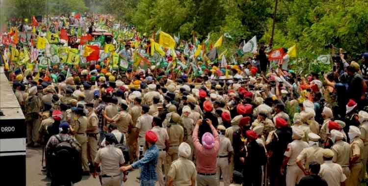 Haryana farmers block highways to protest police action