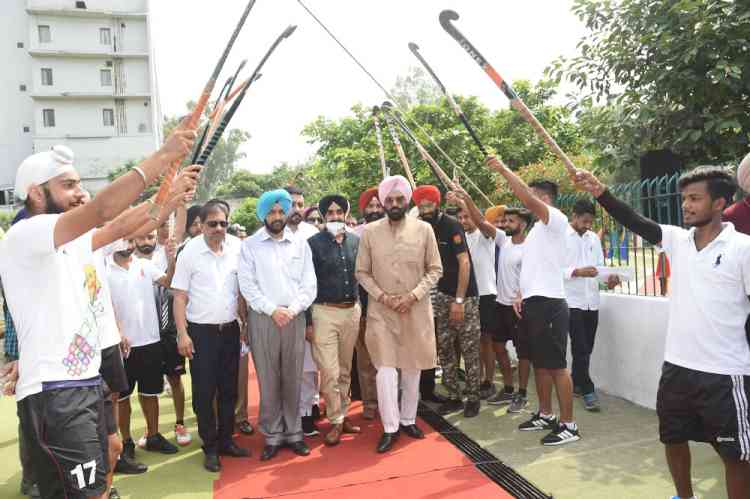 Astro Turf in Khalsa College inaugurated by Sports Minister Rana Gurmeet Sodhi