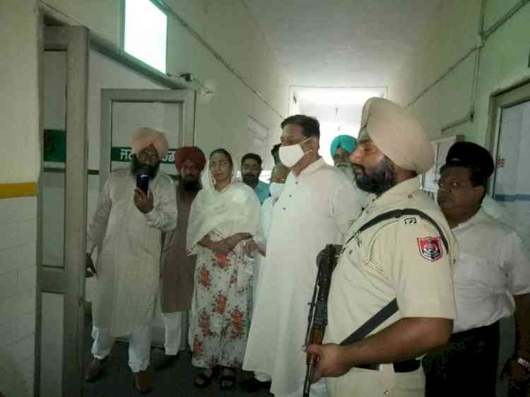 PHSC Chairman inspects Community Health Centre (CHC) Sahnewal