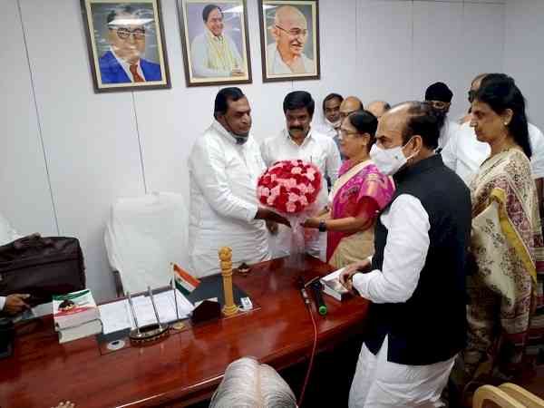 P.V. Narasimha Rao's daughter Vani Devi takes oath as MLC