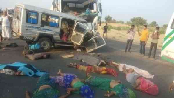 11 from MP die in road accident in Rajasthan