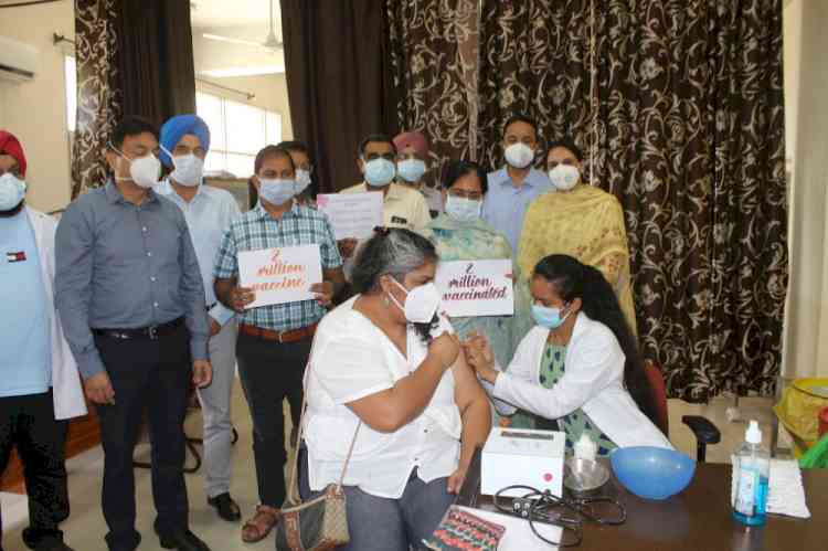 Ludhiana administrates 2 million covid jabs, cover half-million in last 30-days