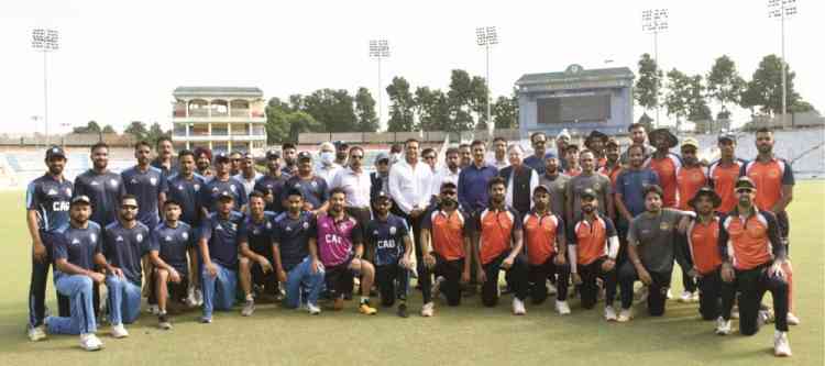26th All India J.P. Atray Memorial Cricket Tournament for Trident Cup gets underway at I.S. Bindra Stadium, Mohali