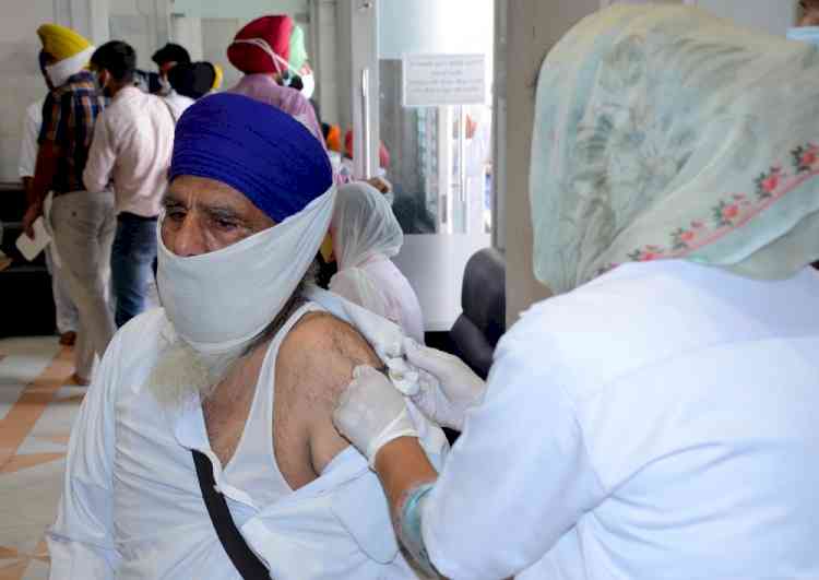 103.66% people get 1st Covid doze in Punjab's Mohali