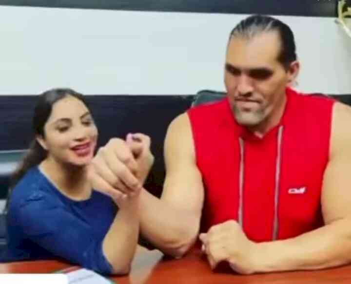 Arshi Khan feels blessed to find a teacher in The Great Khali