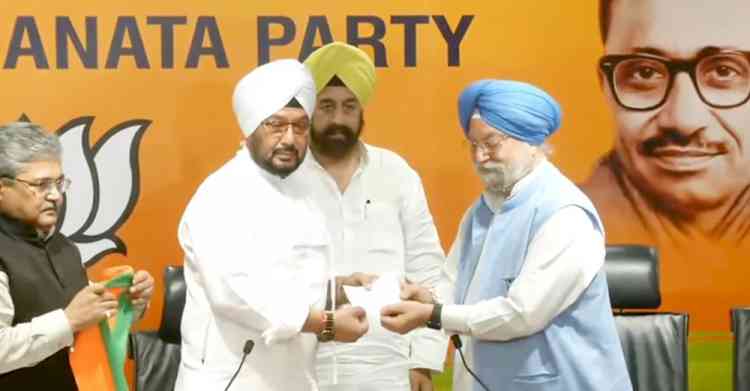 Ex-Prez Giani Zail Singh's grandson joins BJP