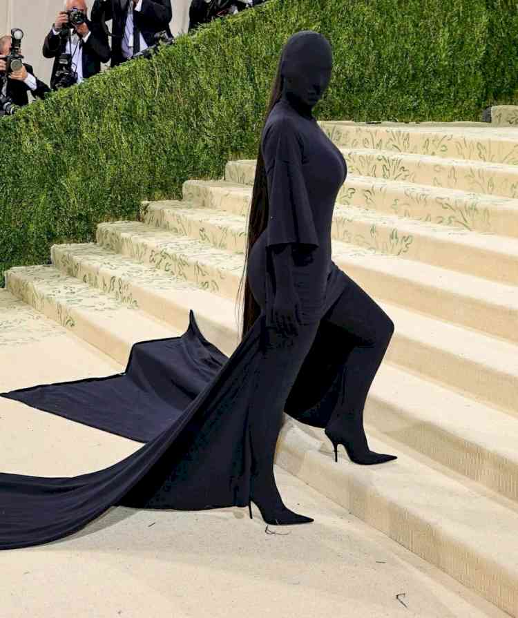 Met Gala 2021: Kim Kardashian's black faceless full-body suit has a Kanye West connect