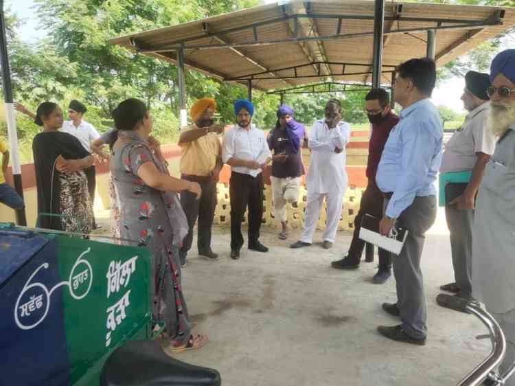 GoI team of SBM (G) visits 3 villages of block Aur of SBS Nagar