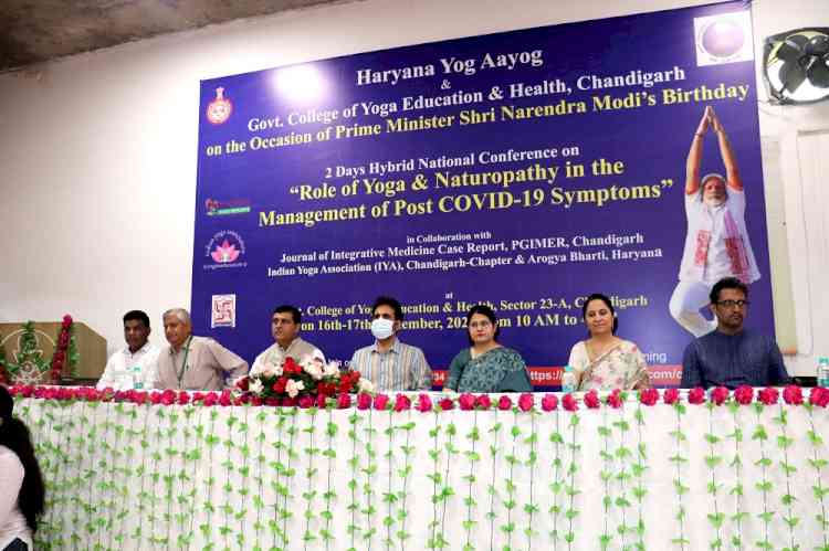 2-day National Conference held on “Role of Yoga and Naturopathy in Management of Post COVID-19 Symptoms