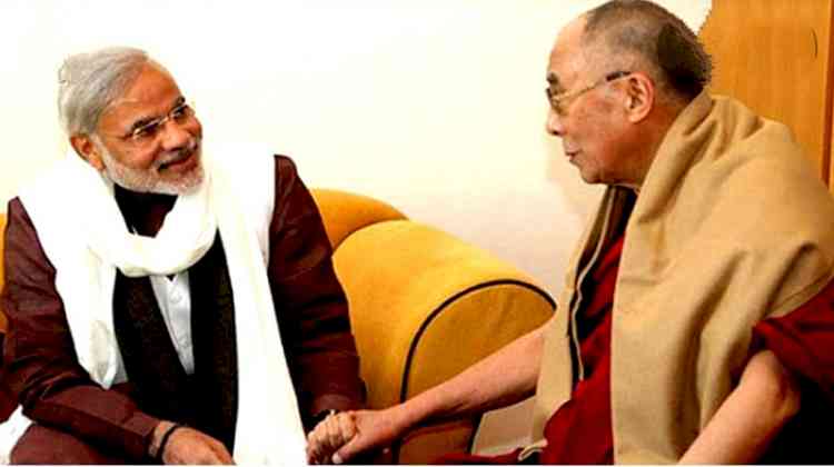 Dalai Lama congratulates Prime Minister Modi on his birthday