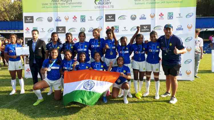 India win silver in Asian U18 Girls' Rugby Sevens Championship