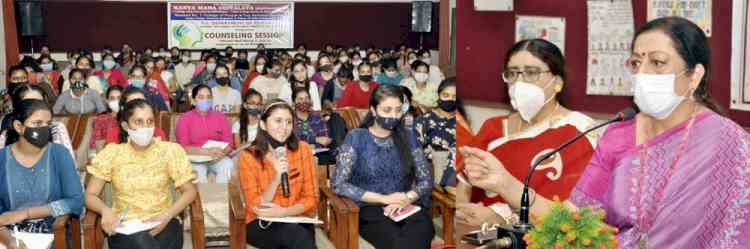 KMV organises counselling session for new students