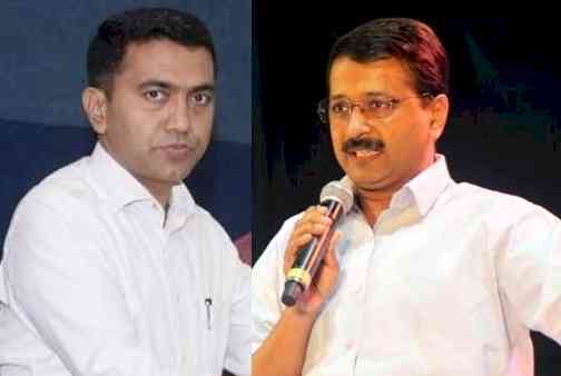 Goa CM dares Kejriwal to contest from Sanquelim Assembly seat