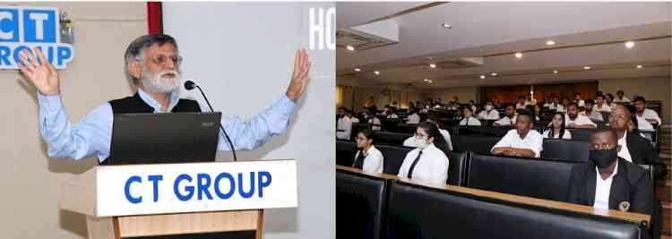 Senior Advocate Ashok Arora shares tips with CT students on becoming a top lawyer