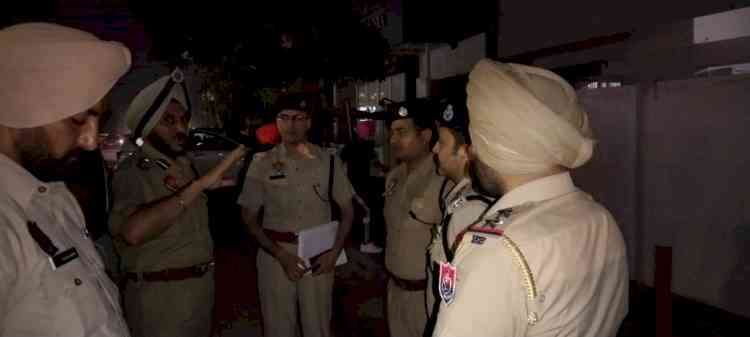 New CP conducts checking of police nakas in Ludhiana 
