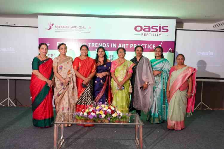 Oasis Fertility felicitates senior doctors during ART Conclave-2021