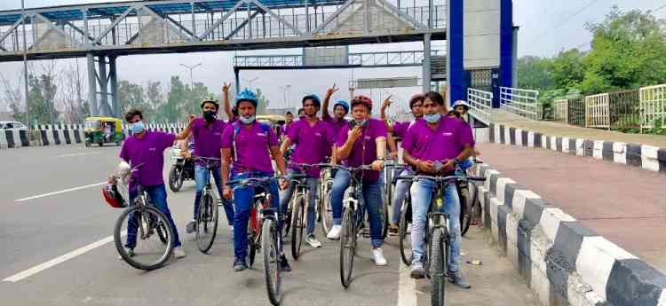 Neuberg Diagnostics organizes bicycle rally to create awareness on World Heart Day