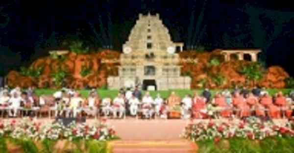 Bommai inaugurates new Karnataka district Vijayanagar