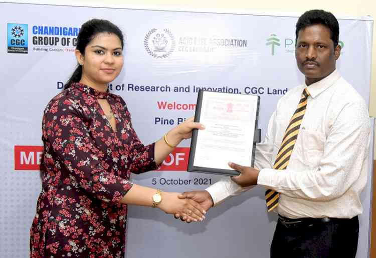 CGC Landran signs MoU with Pine Biotech, USA