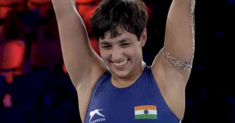 Wrestler Anshu becomes first Indian woman to enter World Championships final