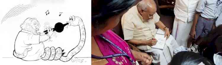 Popular Kerala cartoonist Yesudasan passes away