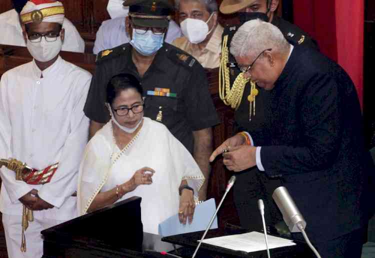 Bengal CM Mamata Banerjee takes oath as MLA