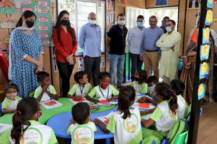 M3M Foundation develops well equipped educational infrastructure for children of construction workers in Gurugram