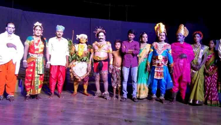 Bathinda people witnessed Telugu flavor on 8th day of Natyam Theater festival,