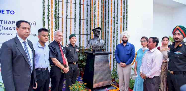 CGC Landran sets up memorial for Alumnus Late Major Dixant Thapa