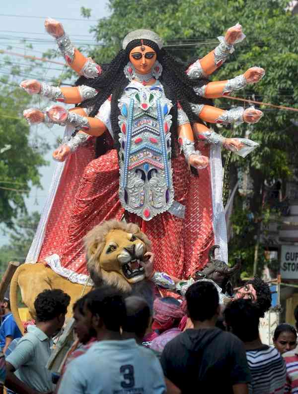 Durga Puja in Kolkata takes centre stage of political debate