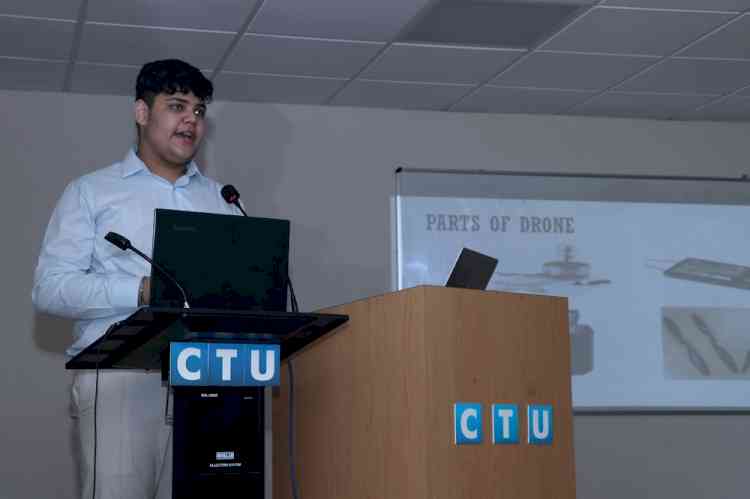 3 times India Book Record holder addresses CT University students