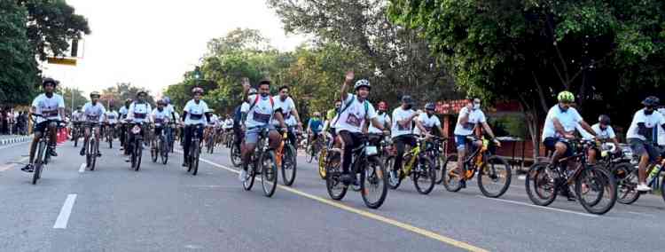 World Arthritis Day: Over 200 take part in `Cyclothon' in Chandigarh