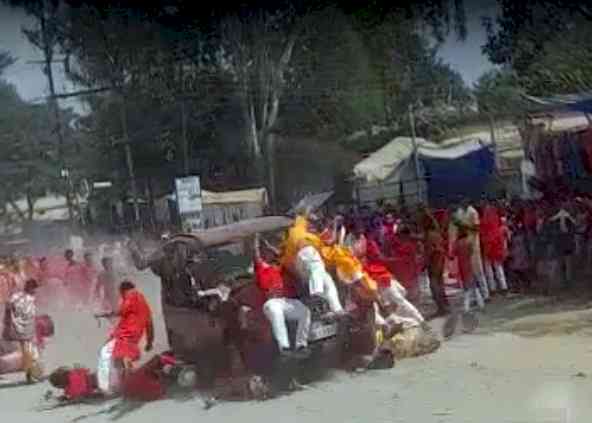 One killed as speeding car rams religious procession in Chhattisgarh
