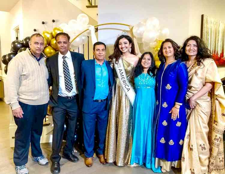 Miss World America 2021 winner Shree Saini gets glorious welcome at home