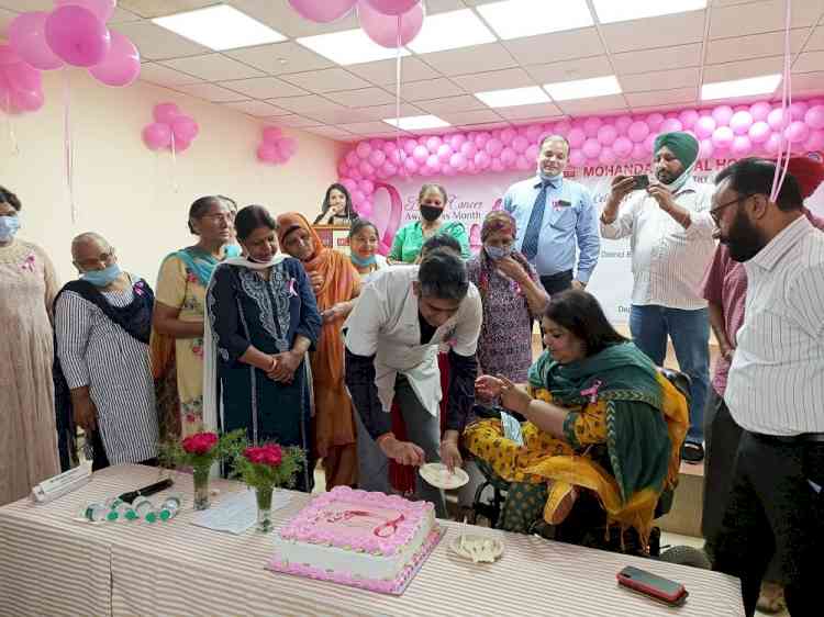 Mohandai Oswal Hospital celebrates “Breast Cancer Awareness Month”