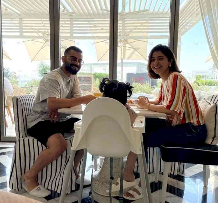 Virat, Anushka's cute breakfast pic with daughter Vamika