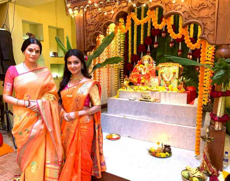 Cast of Sony SAB’s Shubh Laabh - Aapkey Ghar Mein embark festive season with grand Laxmi Pooja on set