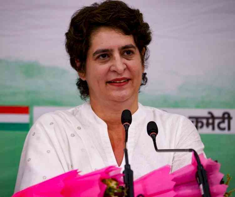 Income of 97% household has decreased: Priyanka Gandhi