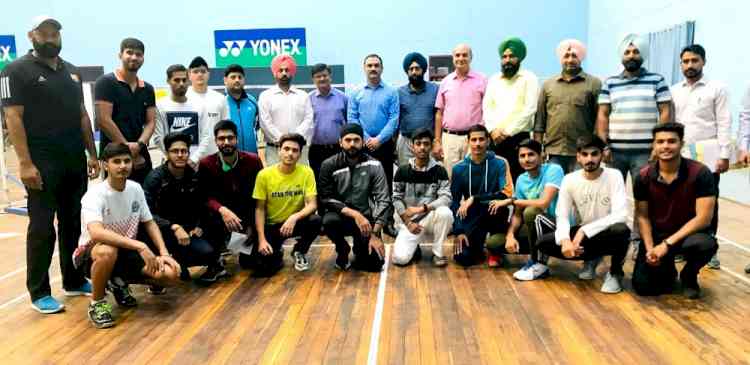 GNDU Inter College Badminton Tournament held in Doaba College