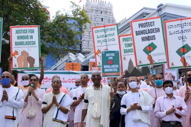 ISKCON-Bangalore urges Indian govt to protect Hindus in Bangladesh