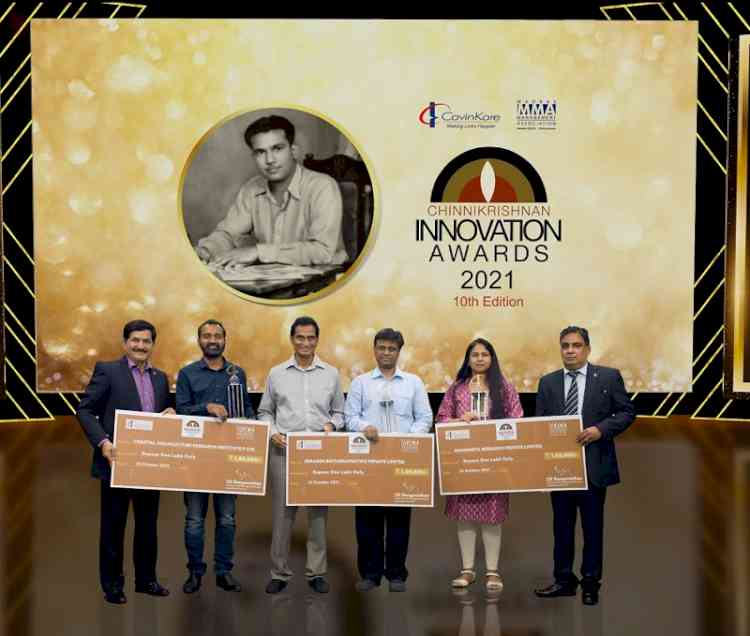 CavinKare-MMA celebrates innovative entrepreneurial ventures from across country through 10th Edition of Chinnikrishnan Innovation Awards