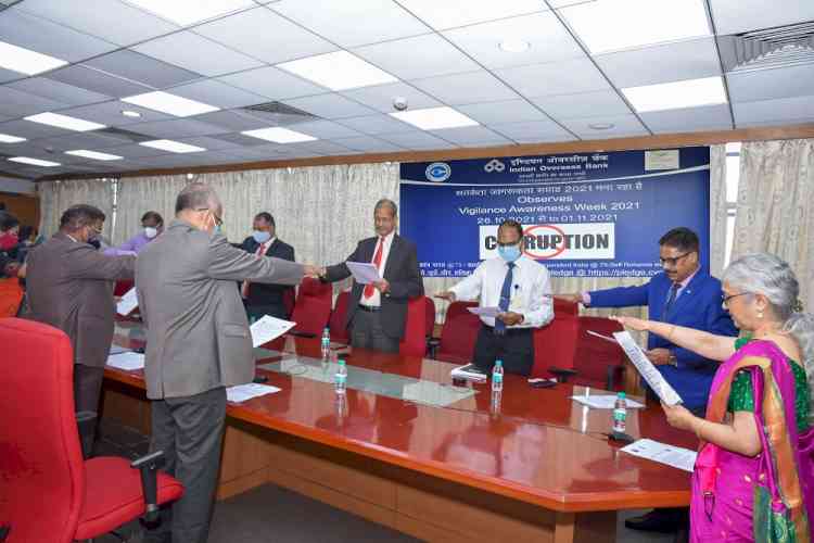 IOB observes Vigilance Awareness Week 2021