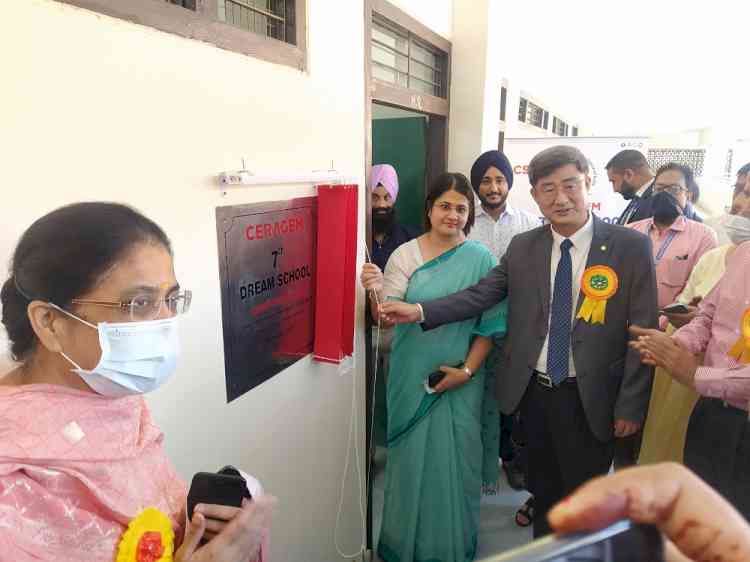 Govt. Model Sr. Sec. School, RC 1, Maloya gets its Computer Lab with help of Ceragem India