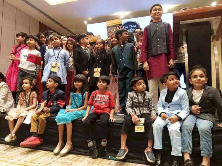 100 Child Prodigies felicitated at glittering event held today