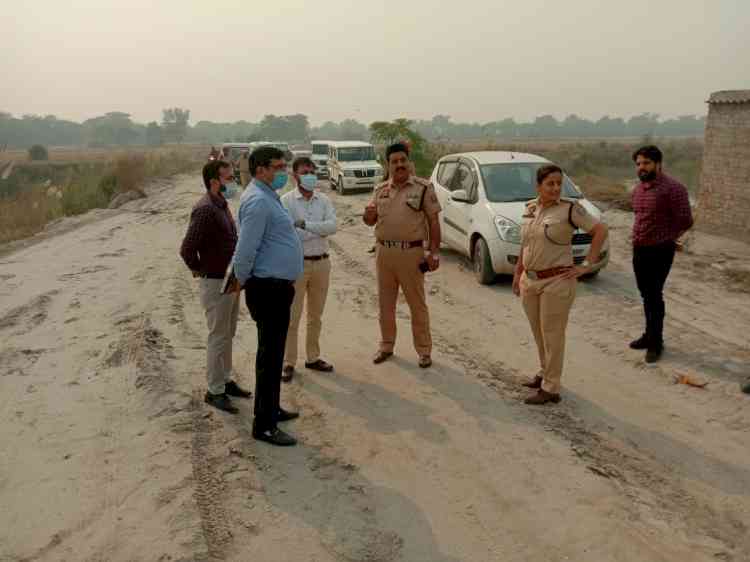 Operation clean- special squads of senior officers from civil and police conduct inspections to check illegal mining